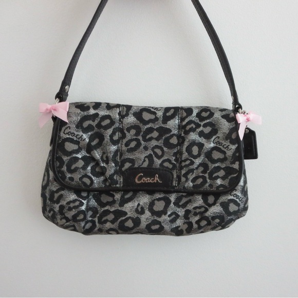 🐆 Coach leopard print mini bag 🐆 - Picture 3 of 8